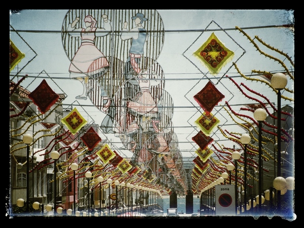 Festival Decorations in Viana do Castelo, Portugal