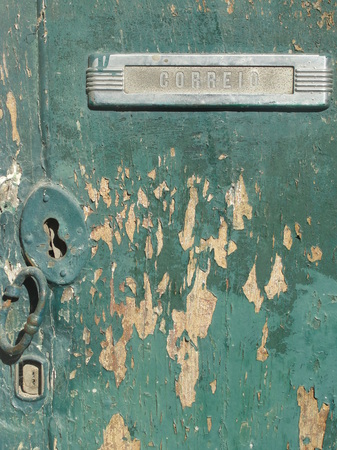 Antique Door Mail Slot - Valenca do Minho